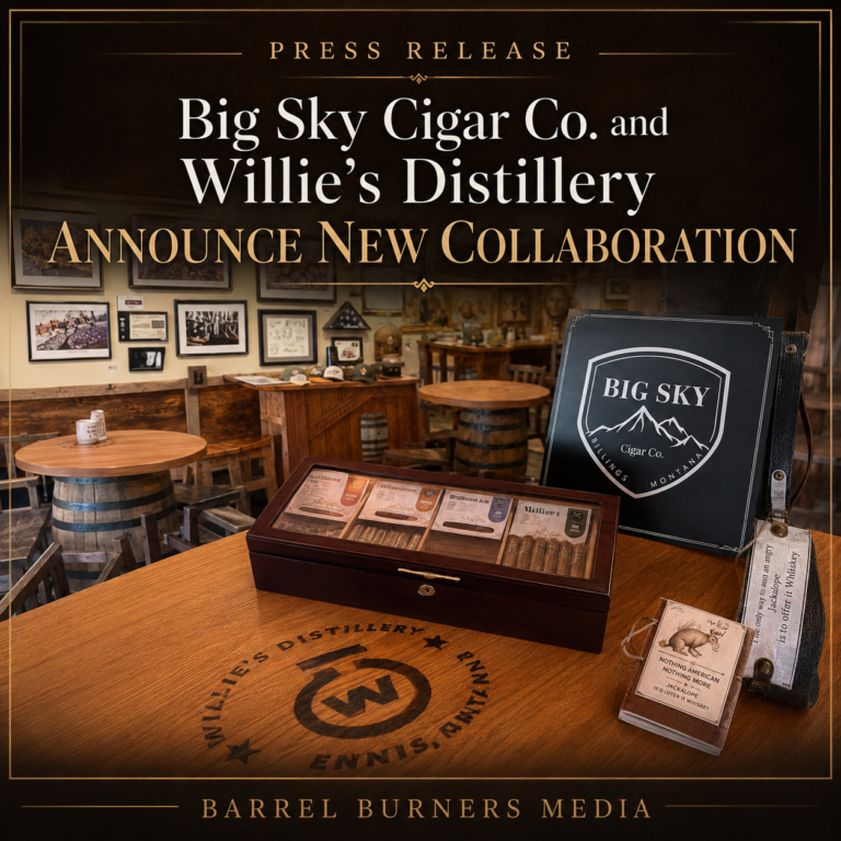Big Sky Cigar Co. and Willie’s Distillery Announce New Collaboration