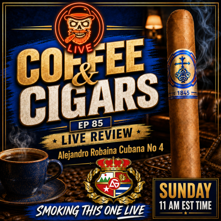 Coffee And Cigars Live: Review of Alejandro Robaina Cubana No. 4 from AG Cigars