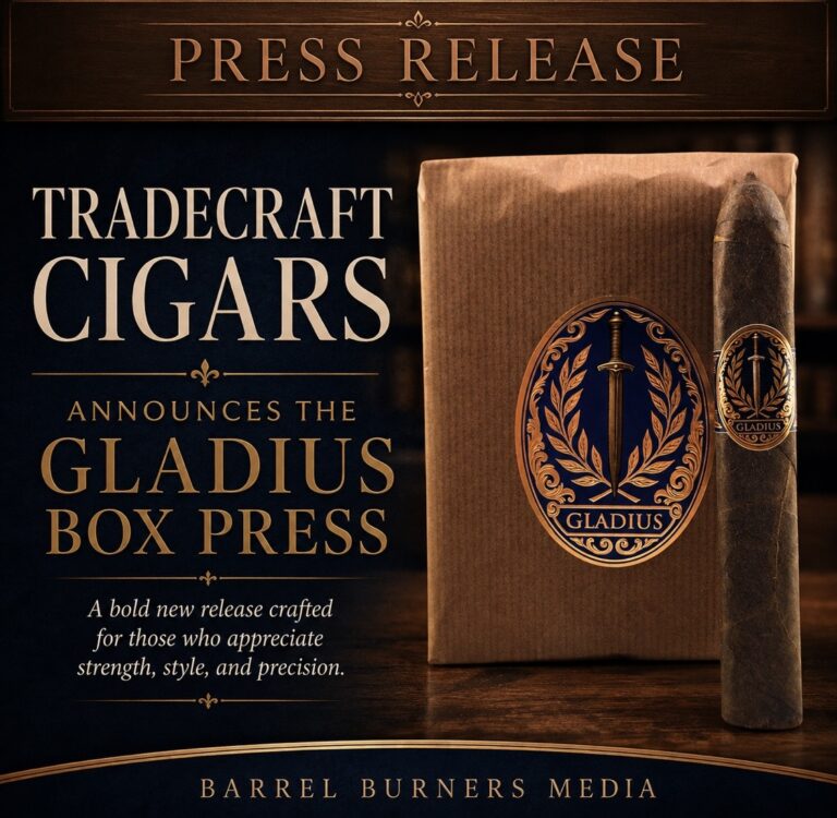 Tradecraft Cigars Announces The Gladius Box Press.