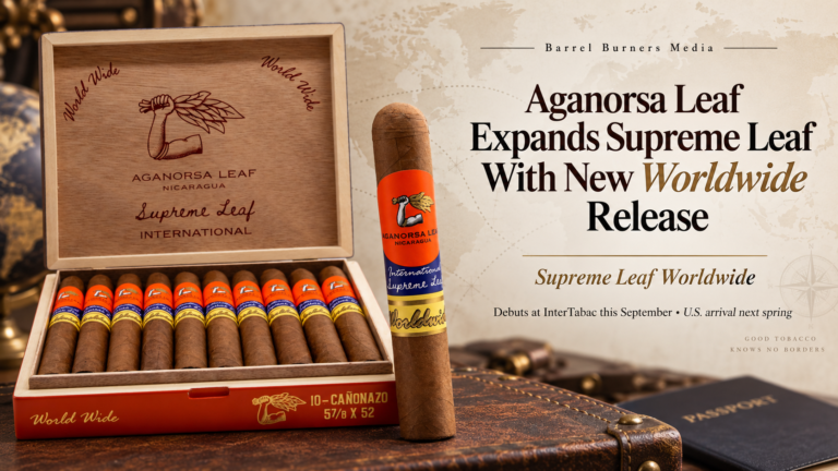 Aganorsa Leaf Expands Supreme Leaf With New Worldwide Release